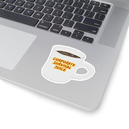 "Corporate Survival Juice" Sticker