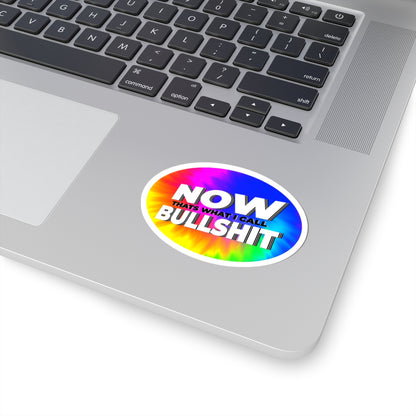 Now That's What I Call Bullshit — Rainbow Kiss-Cut Sticker