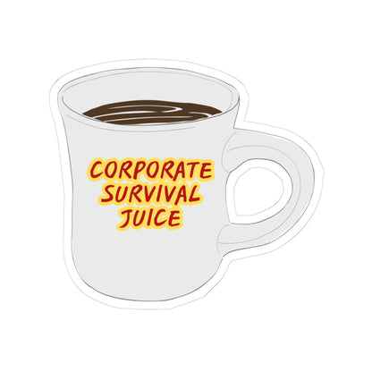 "Corporate Survival Juice" Sticker