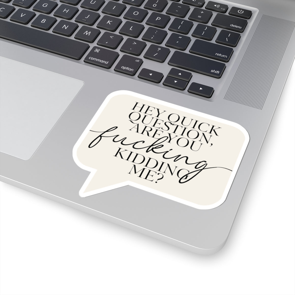 "Hey Quick Question, Are You Fucking Kidding Me?" Sticker