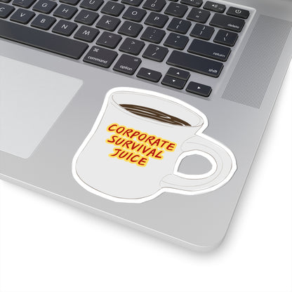 "Corporate Survival Juice" Sticker